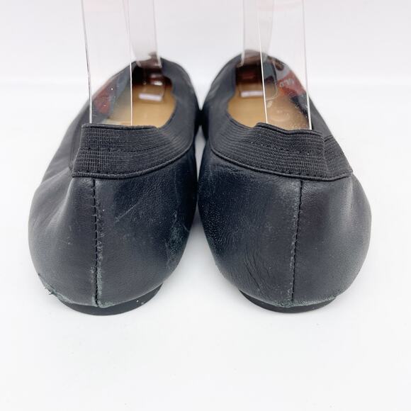 Me Too Women's Black Leather Reign Flat Nappa Size 8.5M - Picture 4 of 15